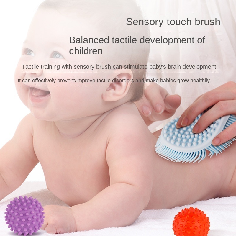 Baby Sensory training equipment  Baby Touch touch brush   Massage ball early childhood education toys