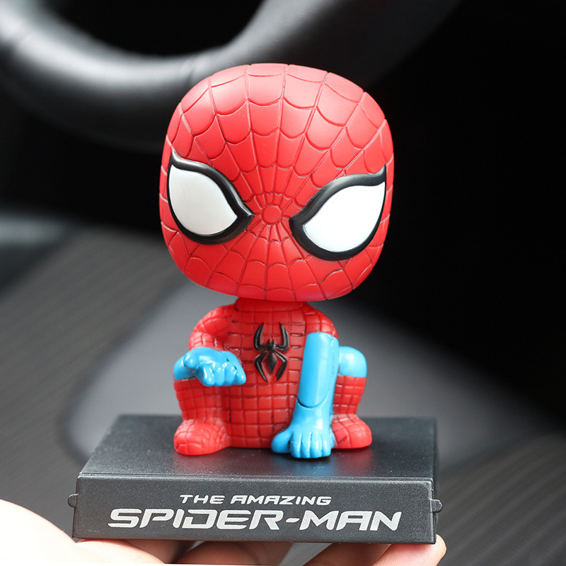 Hot Sale Bobble Head Toy Figures Custom Wholesale Resin Bobblehead Spiderman Action Figure for Souvenir Office Decoration