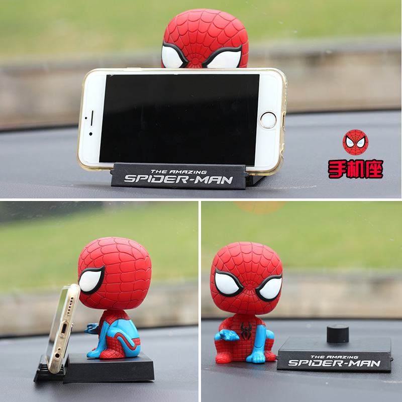 Hot Sale Bobble Head Toy Figures Custom Wholesale Resin Bobblehead Spiderman Action Figure for Souvenir Office Decoration