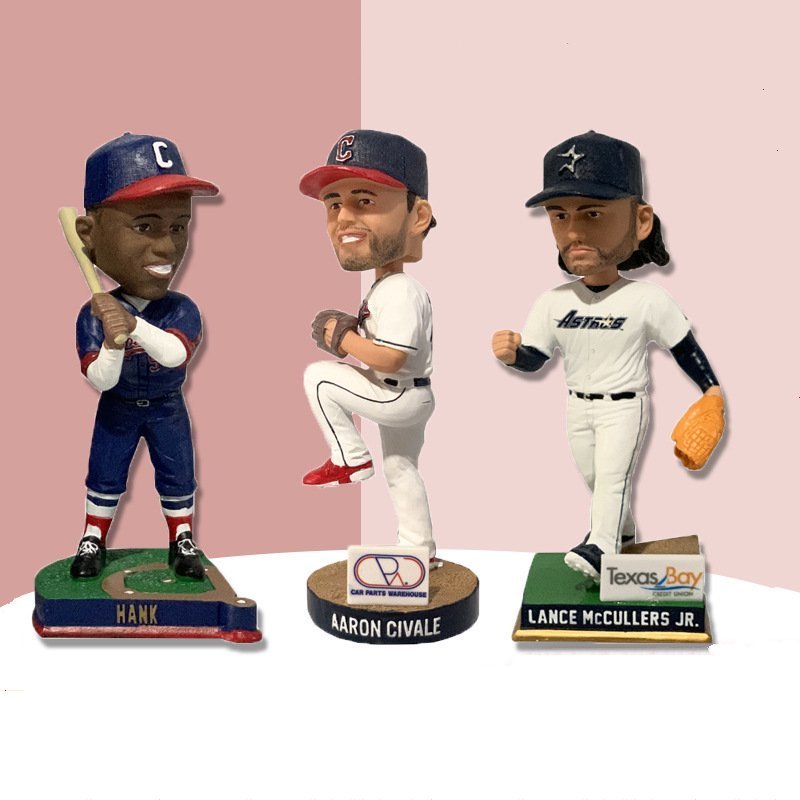 Customize Sports Athletes Bobble Head Star Figurine, Baseball Sports Player Bobblehead Statue for Promotional Souvenir Gifts