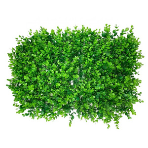 Anti-uv Plastic High Quality Artificial Hedge Boxwood Panels Green Plant Vertical Garden Wall For Indoor Outdoor Decoration