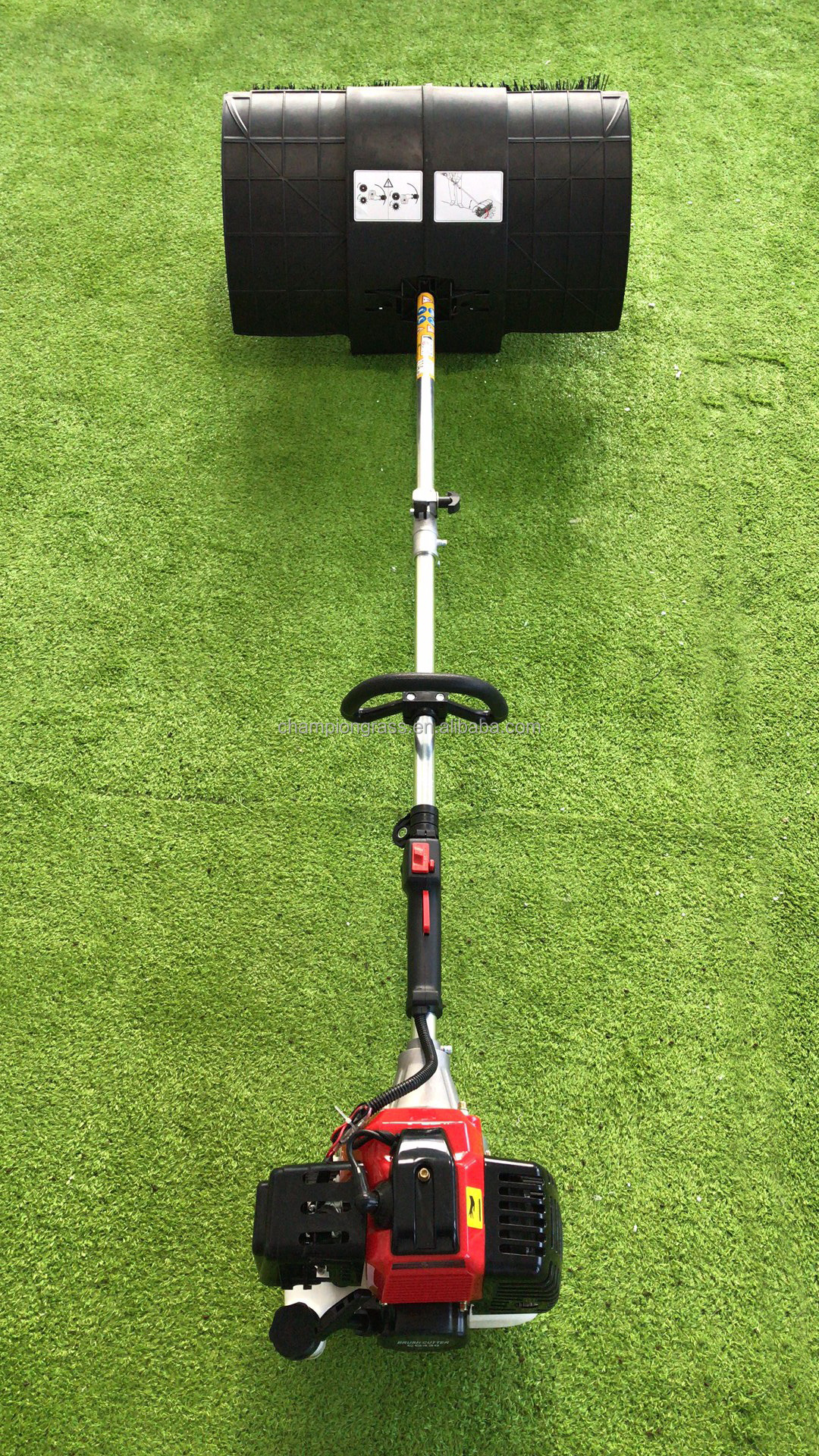 Hand-Push Synthetic Grass Waste Cleaning Machine for Sports Turf for Tennis Courts Soccer Fields Gardens Indoor Spaces