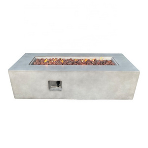 Garden Outdoor Heater Concrete Coffee Table Gas Fire Pit