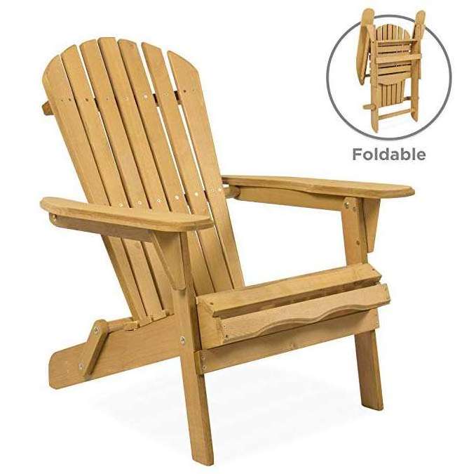 Foldable Colorful Outdoor Beach Patio Garden Waterproof Plastic Wood Folding Adirondack Chair logo optional