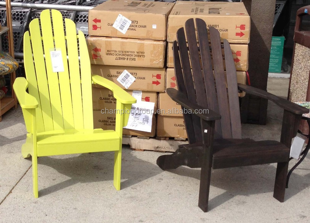 Foldable Colorful Outdoor Beach Patio Garden Waterproof Plastic Wood Folding Adirondack Chair logo optional