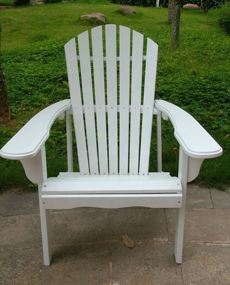 Outdoor Beech Solid Pine Wood Garden Adirondack chair