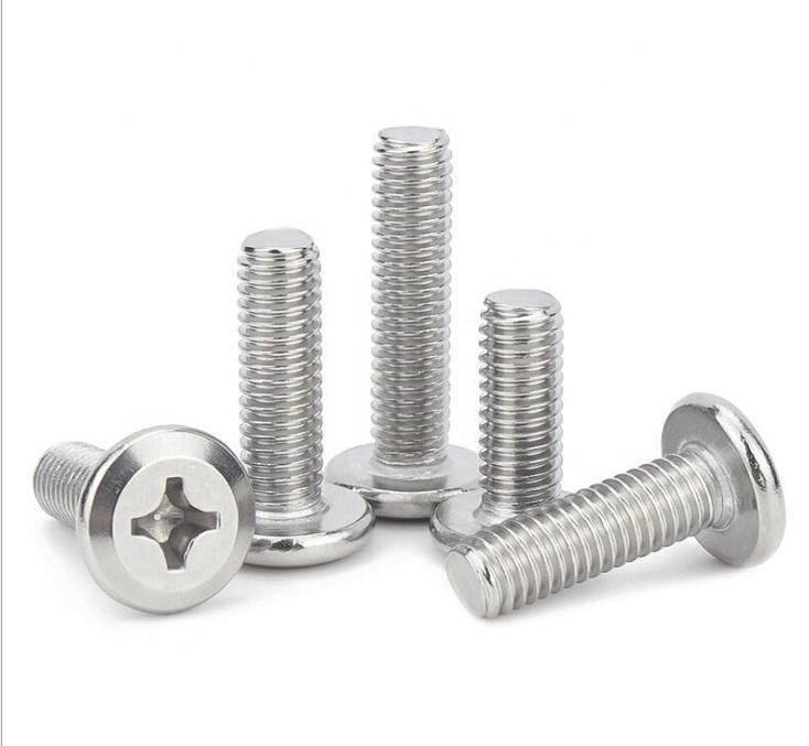 Stainless Steel Chamfer Cross Phillips Furniture Flat Head Thin Head Ultra Low Profile Machine screw M3 M4 M5 M6 M8