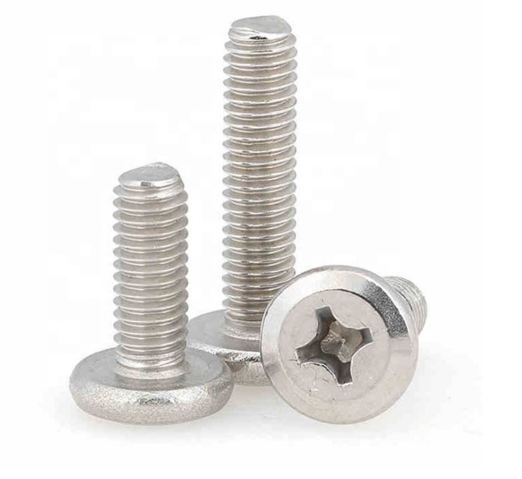 Stainless Steel Chamfer Cross Phillips Furniture Flat Head Thin Head Ultra Low Profile Machine screw M3 M4 M5 M6 M8