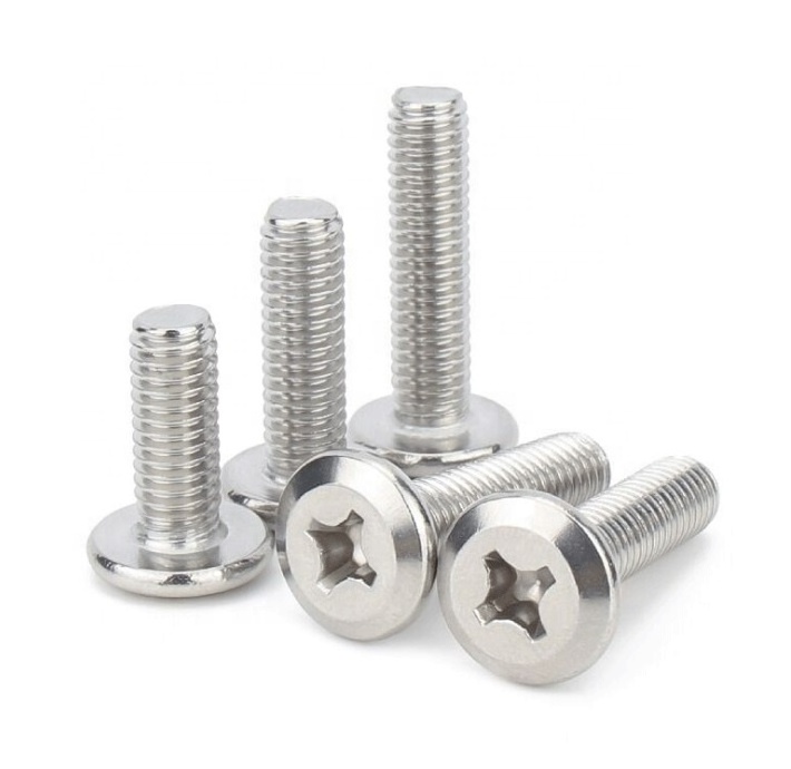 Stainless Steel Chamfer Cross Phillips Furniture Flat Head Thin Head Ultra Low Profile Machine screw M3 M4 M5 M6 M8