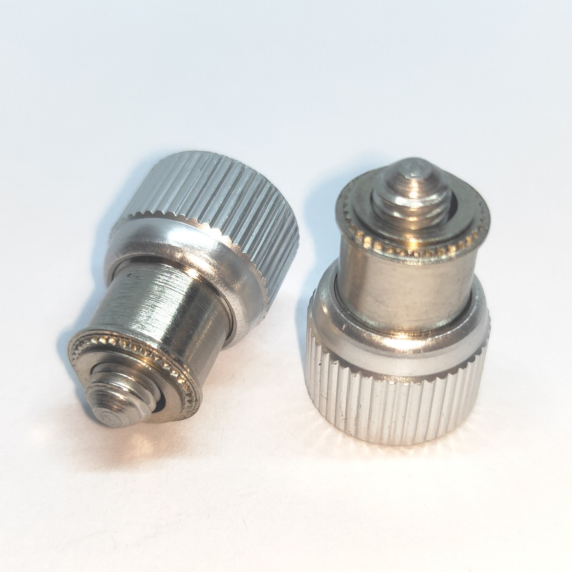 PF11-M4-2 PF11 M4 China Aluminum Knurling Knob Stainless Steel Spring Loaded Captive Panel Screw PCB connector Fastener