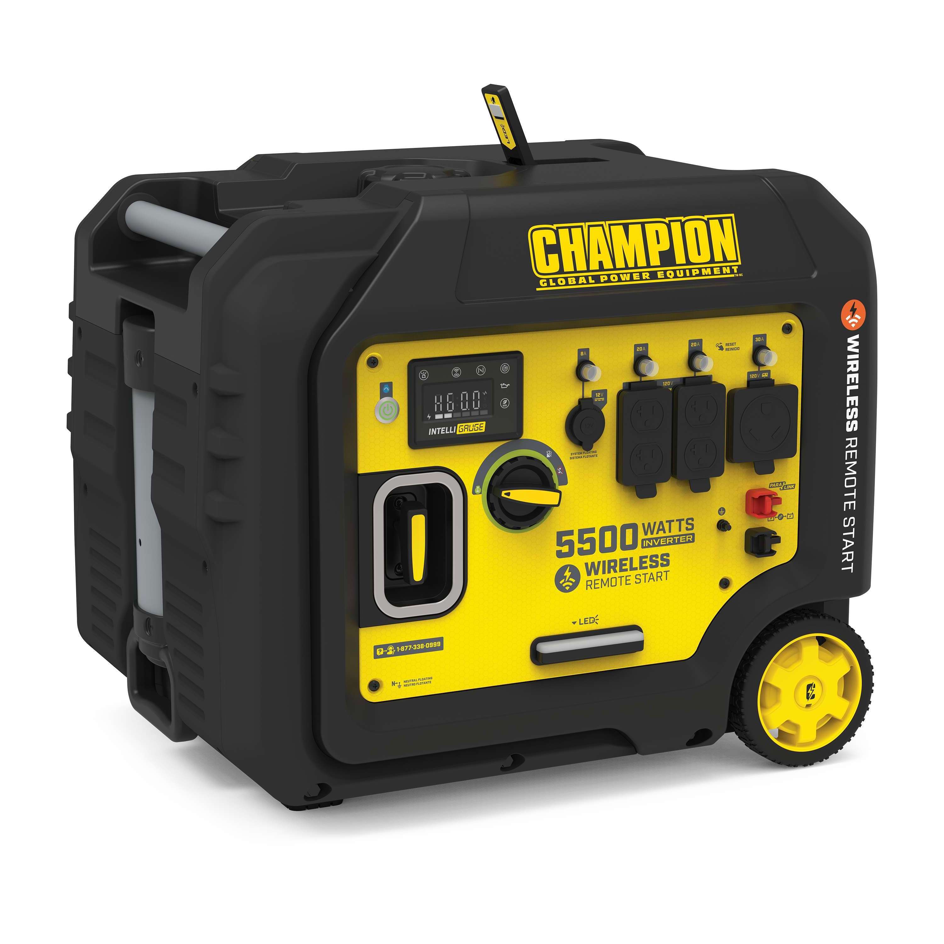 High Quality 120V 230V Super Silent electric generator Champion Portable 5.5KW 5000w Inverter Gasoline Generator