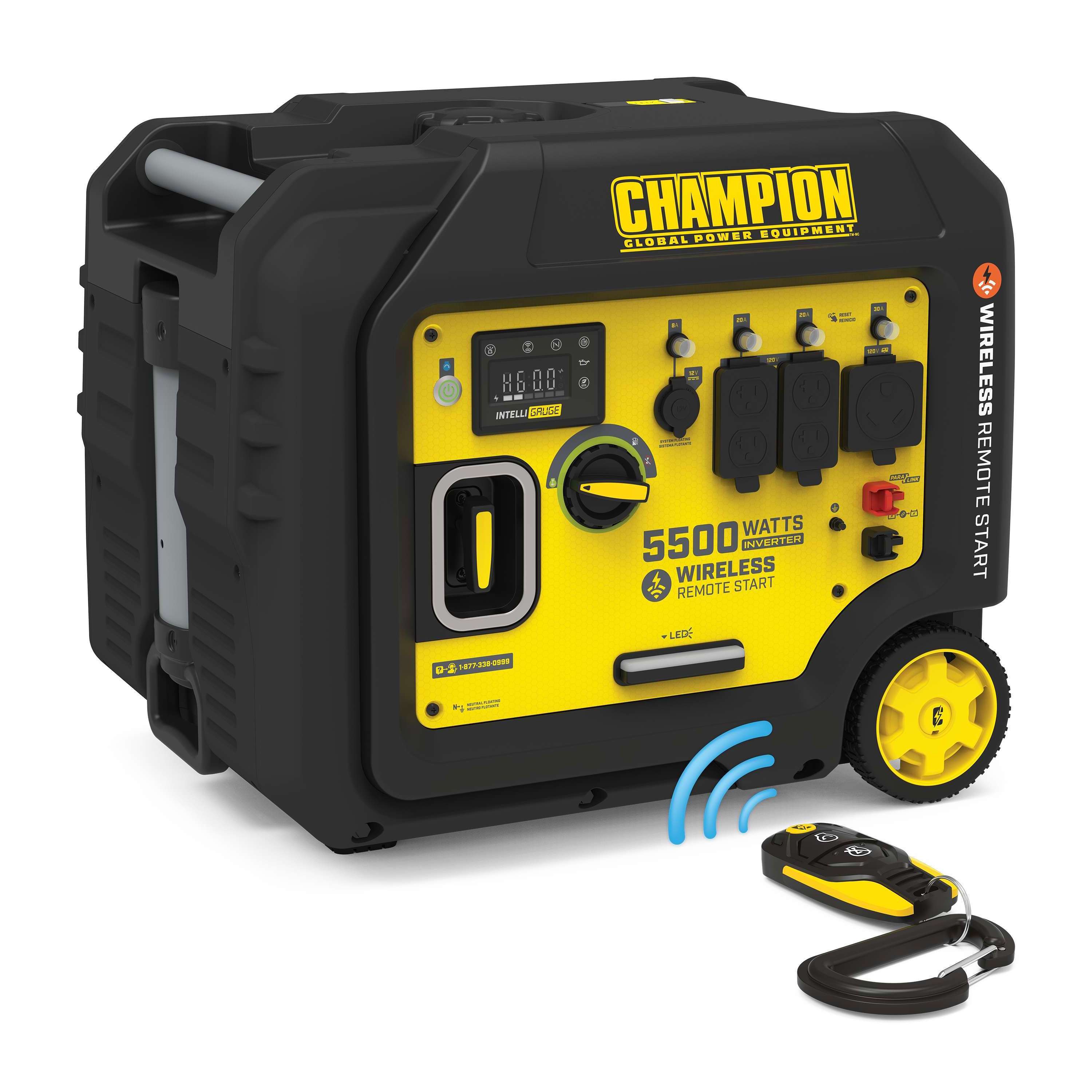 High Quality 120V 230V Super Silent electric generator Champion Portable 5.5KW 5000w Inverter Gasoline Generator