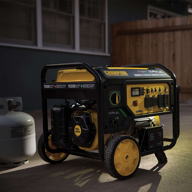 Champion 9200Watt 7KW 7.5KW Dual Fuel Portable Generator LPG Gasoline Generator