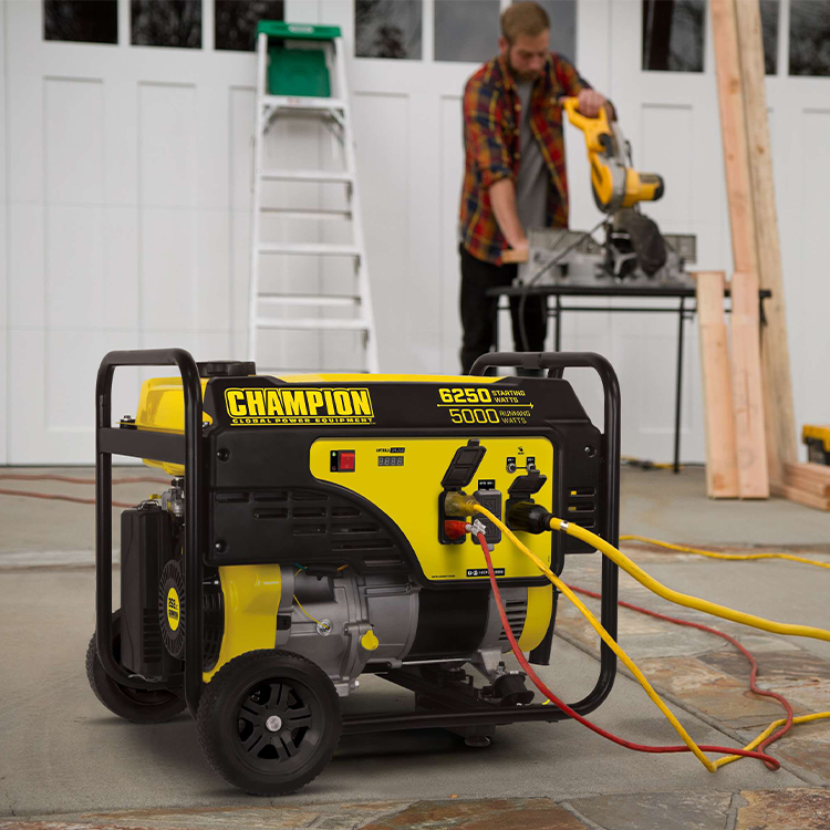 CHAMPION 5000W electric portable gasoline generator