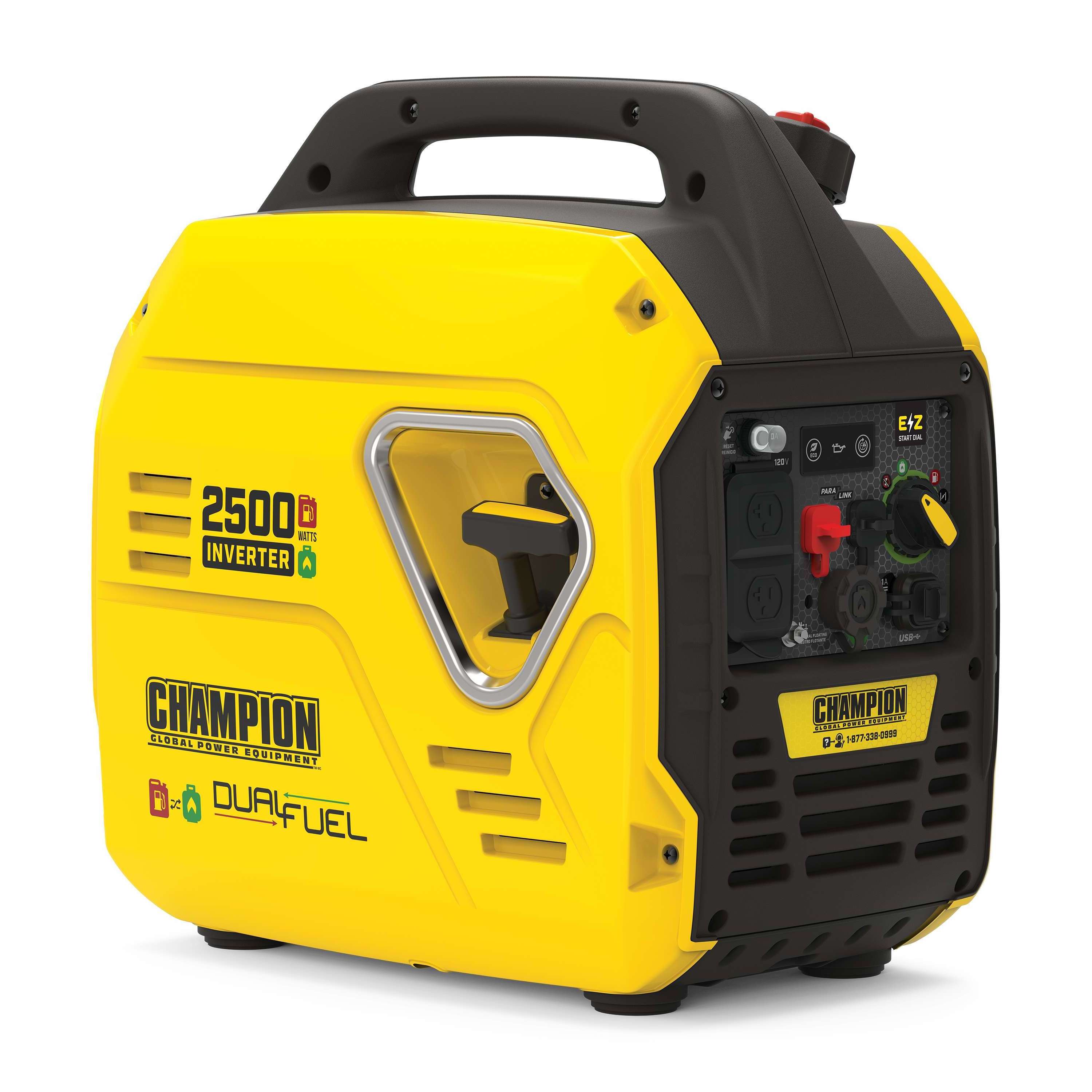 Champion 2500-Watt Ultralight Portable Dual Fuel Inverter Generator