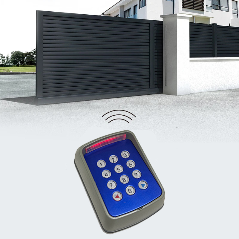 Door Access Control System 433MHZ Rolling Code Keypad for Entry Gate Wireless Keypad