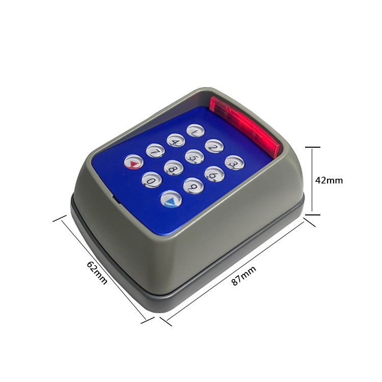 Door Access Control System 433MHZ Rolling Code Keypad for Entry Gate Wireless Keypad