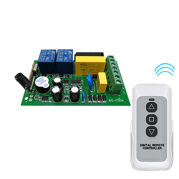 12V/24V/220V wireless remote control switch for motor forward and reverse controller automatic doors /roller shutter garage door