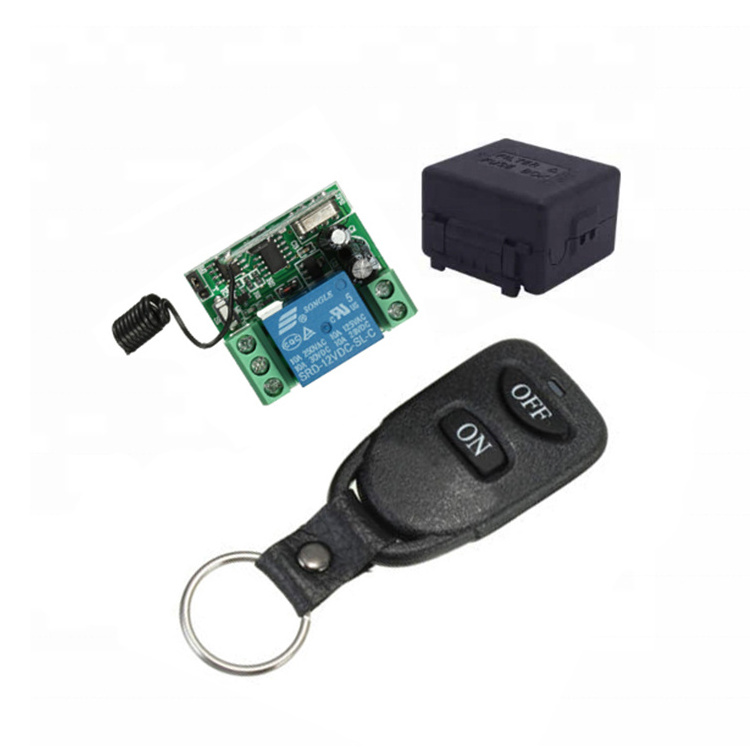 1 channel dc12v 315mhz 433mhz wireless learning code door electric lock remote control switch