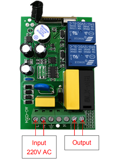 12V/24V/220V wireless remote control switch for motor forward and reverse controller automatic doors /roller shutter garage door