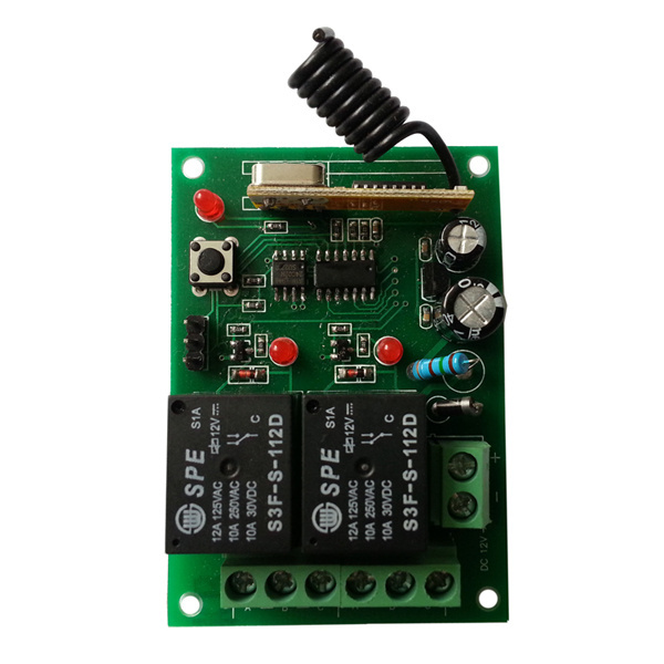 12V/24V wireless remote control switch for motor forward and reverse controller automatic doors /water pump controller