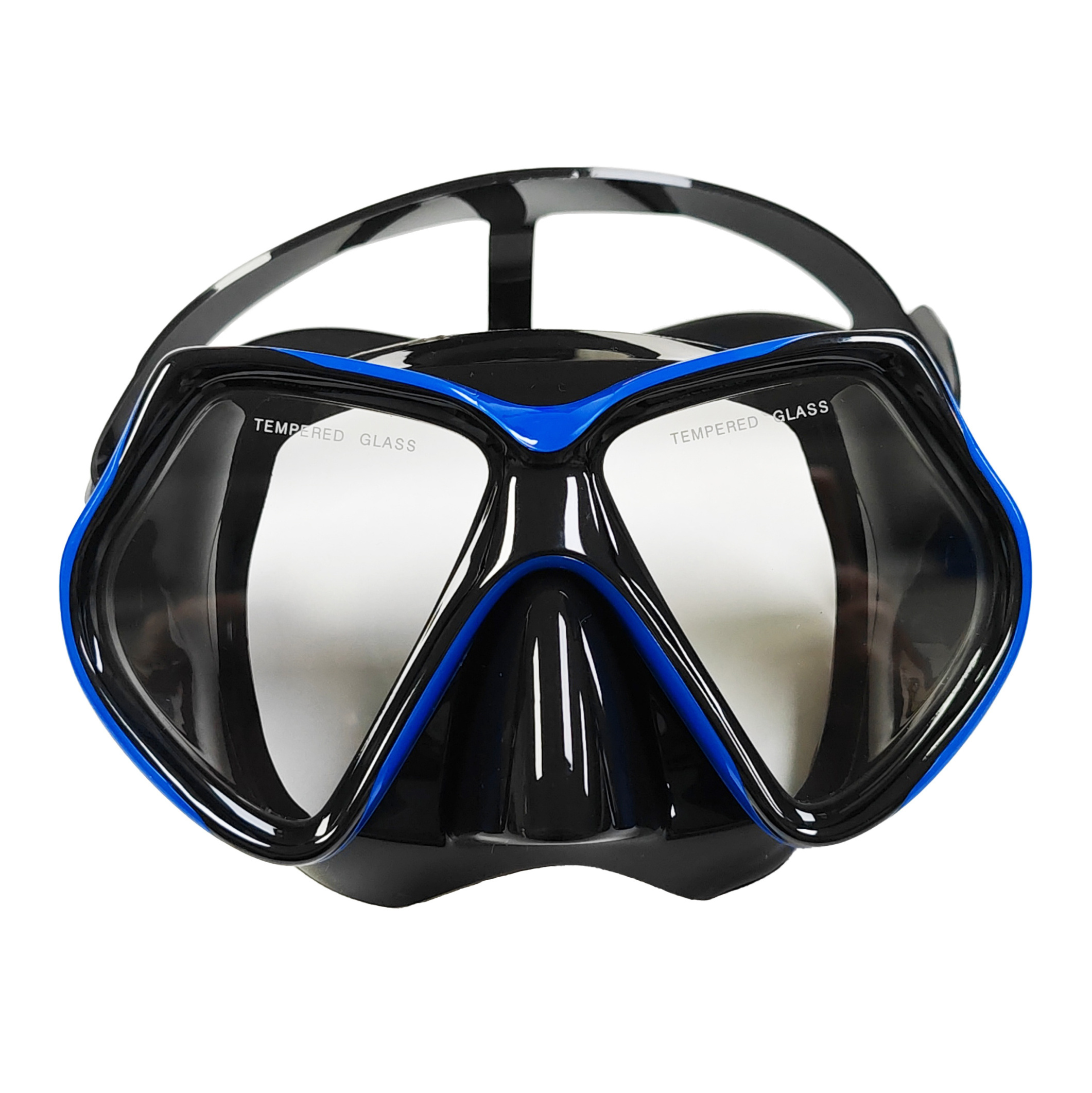 GD adult professiobl scuba diving masks customized color print logo tempered glass liquid silicone free diving mask