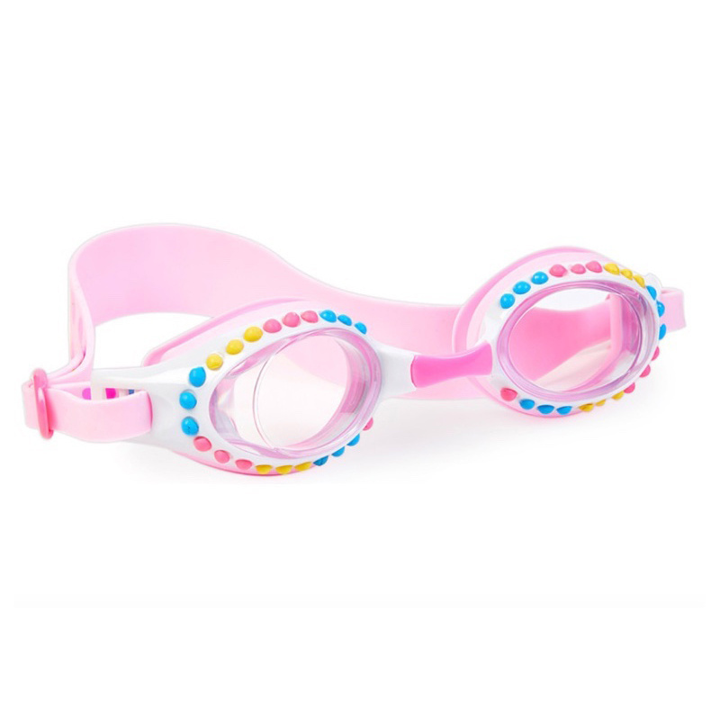 GD children leisure clear lens decorative customize logo silicone waterproof swim goggles