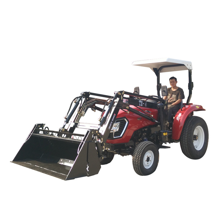 hot sale china farm tractor small mini backhoe and front loader withe mower for sale