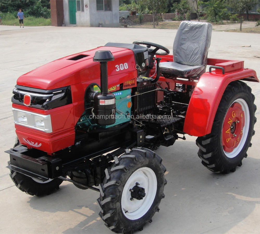 Best cheap made in china one cylinder belt transimission 304 30hp 4WD compact mini tractor