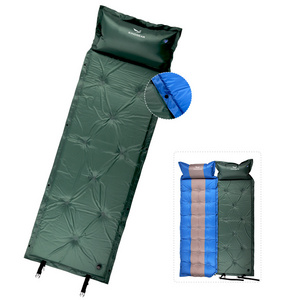 Hiking Travel Inflatable Hammock Insulated Folding Sleeping Bag Air Pad Foldable Light Camping Mat Mattress