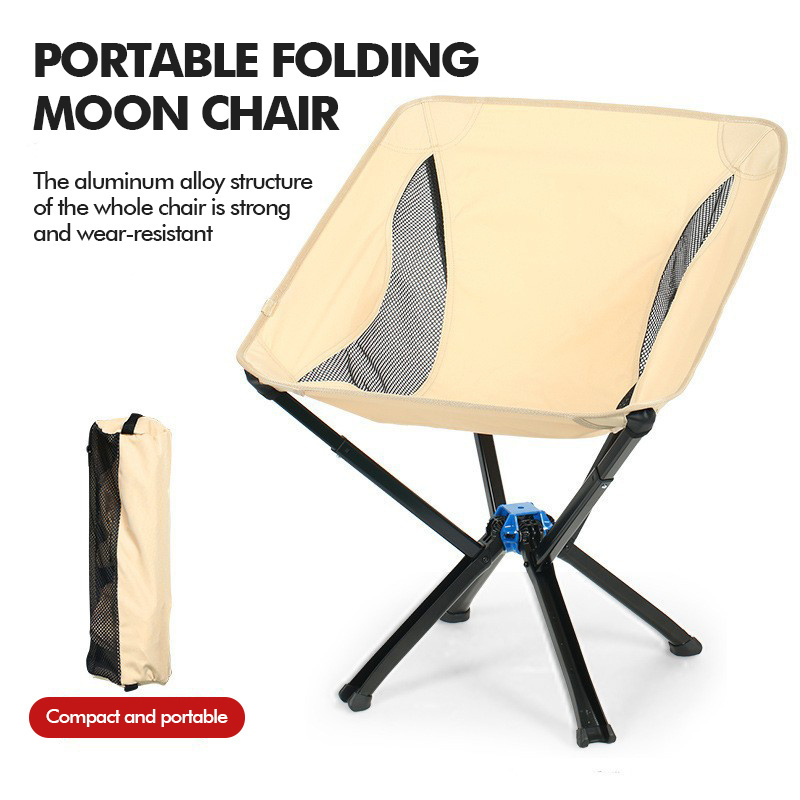 KingGear Outdoor Portable Chair Quick Setup Lightweight Folding Chair for Camping  Fishing