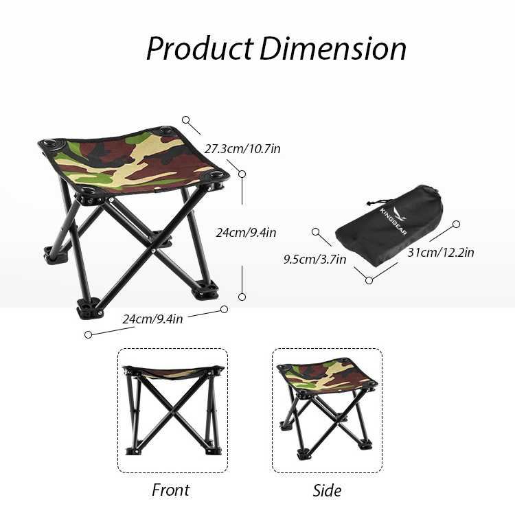 RTS Lightweight Chairs Portable Seat for Adults Fishing Hiking Gardening and Beach Small Camping Chair Mini Stool