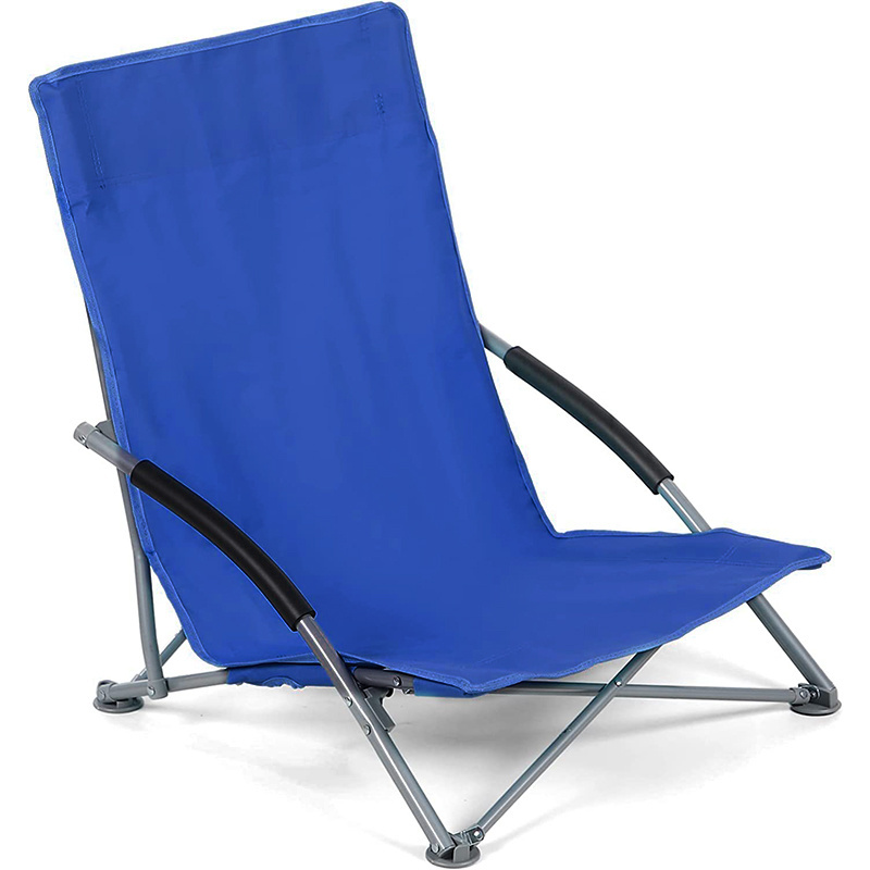 KingGear Camping Low Lightweight Portable Chair Low Folding Beach Chairs for Adults