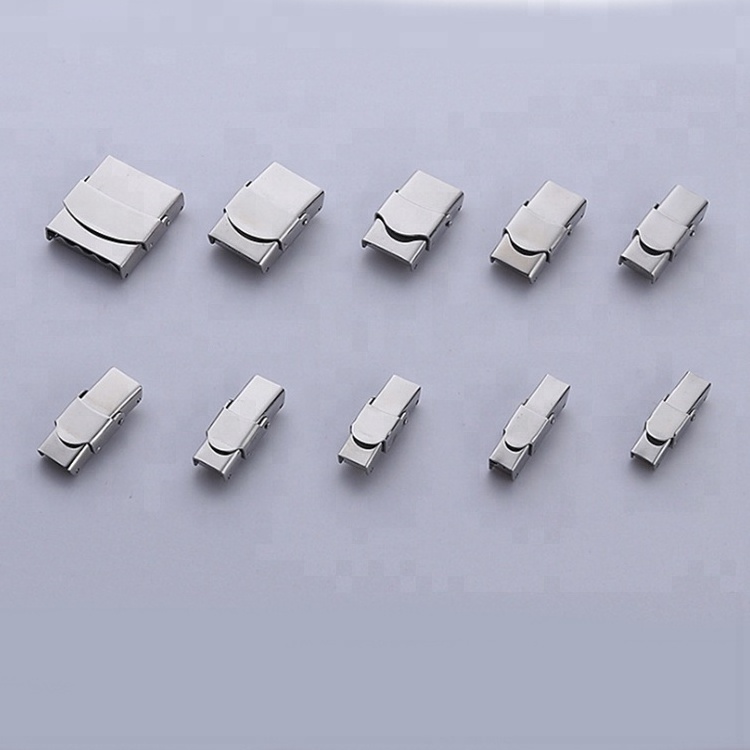 Stainless Steel  Buckle Bracelet Connector Jewelry Findings Clasp