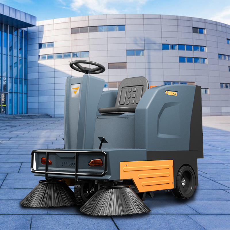 Automatically Ride On Mini Street Truck Floor Sweeper Car With Best Price Road Floor Washing Cleaning Machine