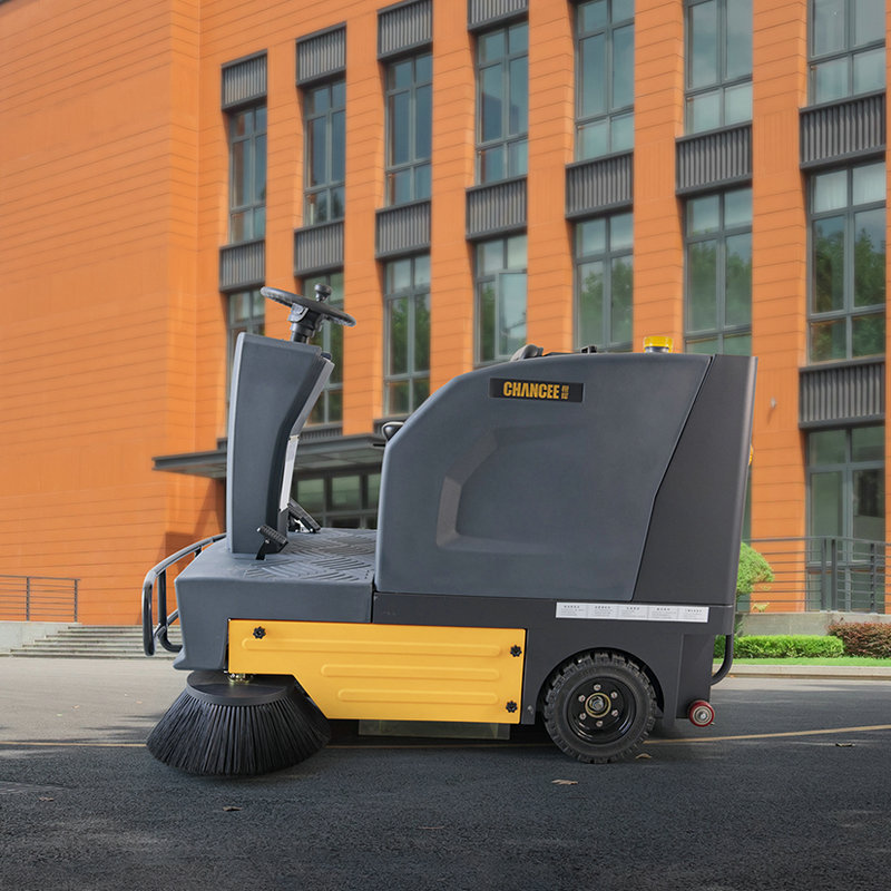 Small Floor Sweeper Industrial Sidewalk Sweeper Automatic Ride On Road Sweeper