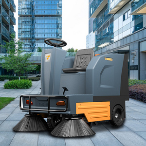 Automatically Ride On Mini Street Truck Floor Sweeper Car With Best Price Road Floor Washing Cleaning Machine