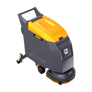 Warehouse floor cleaning equipment commercial and Industrial low noise hand push floor scrubber