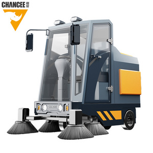 Chancee U190C Floor Cleaning Sweeper Machine Ride On Industrial Street Battery Powered Floor Sweepers