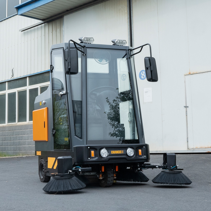 U190C Street Cleaner Industrial Ride-on Automatic Floor Sweeper Cleaning Machine