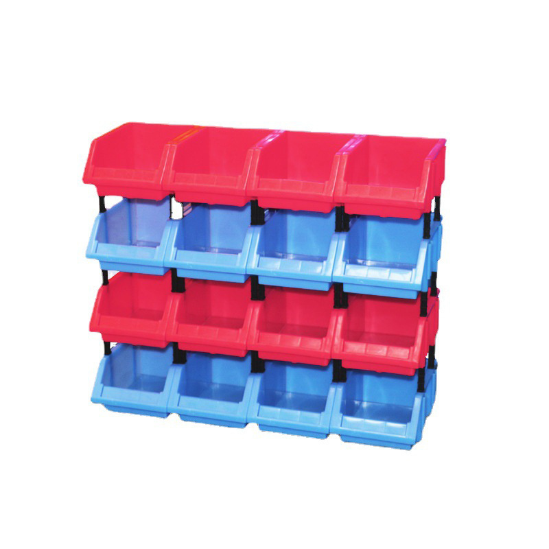 New Colorful Storage Bins Foldable Plastic Storage Pp Sheet Series Boxes Warehouse Picking Boxes Stackable Bins Storage Box