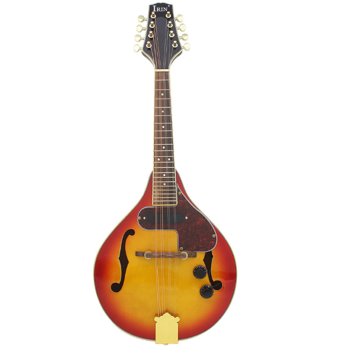 Sunset spruce wood electric sound mandolin Western instrument EQ mandolin eight strings