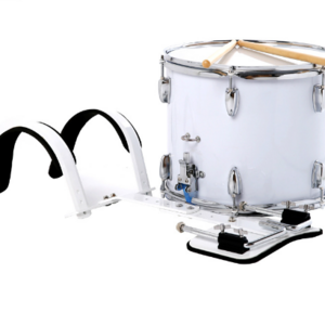 Professional 14*12Inch Double Tone Drum Small Marching Drum with Back Frame for Students and Teams Instrument for Drum Playing