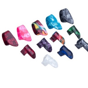 Thumb and Finger Picks - mix colour - Best for Fingerstyle Acoustic Guitar, Banjo or Ukulele.