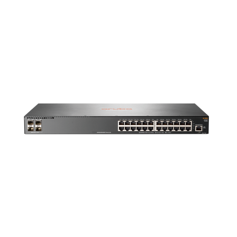 Stackable Layer 3 network switch 24 ports gigabit access switches HPE Aruba 2930F 24G 4SFP+ Switch JL253A