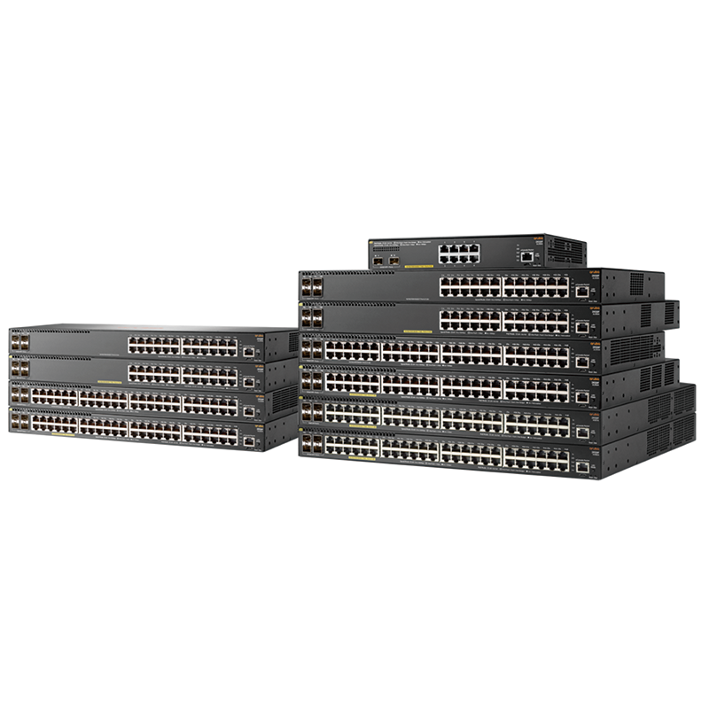 Stackable Layer 3 network switch 24 ports gigabit access switches HPE Aruba 2930F 24G 4SFP+ Switch JL253A