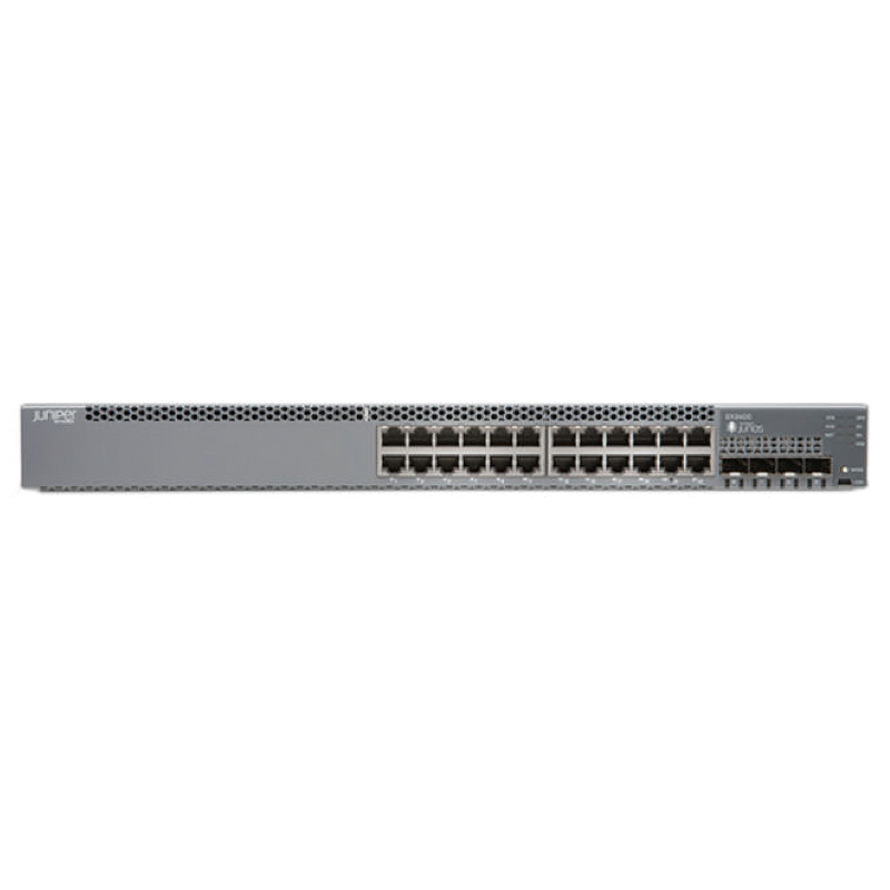 Flexible high performance Juniper EX3400 24 Port Ethernet switch 4 SFP Port Juniper switch EX3400-24T