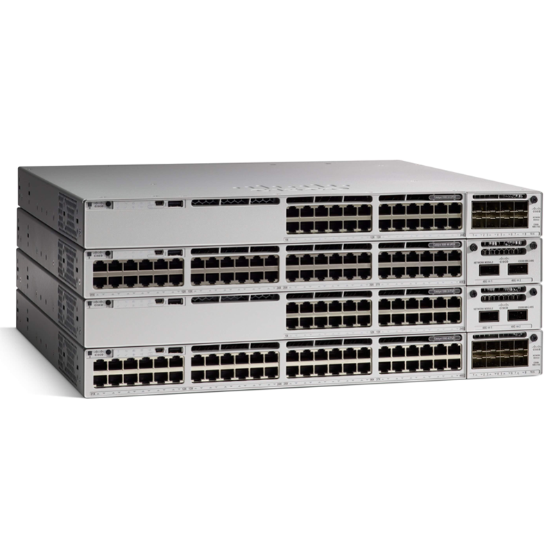 Stackable Layer 3 Network Switch Ciscos C9300 Series Core Switch 48 Ports  Modular Uplinks Ethernet Data Switch C9300-48T-E