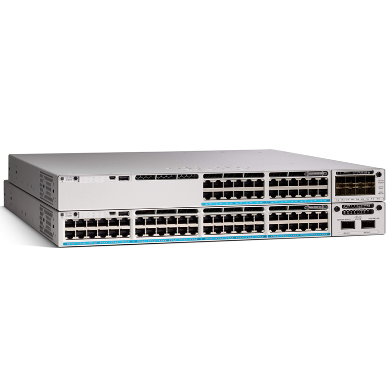 Stackable Layer 3 Network Switch Ciscos C9300 Series Core Switch 48 Ports  Modular Uplinks Ethernet Data Switch C9300-48T-E