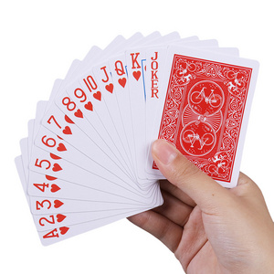 Sublimation 54 Cards Simple Board Game Poker Paper Printing Customized Playing Cards